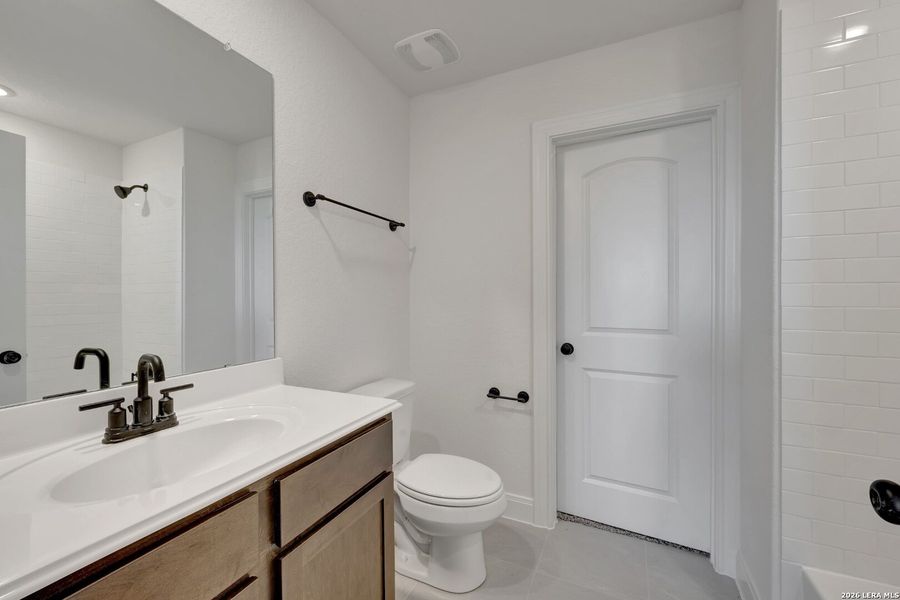 Furnished interior view inside a new home in Everly Estates, San Antonio (Image 9).