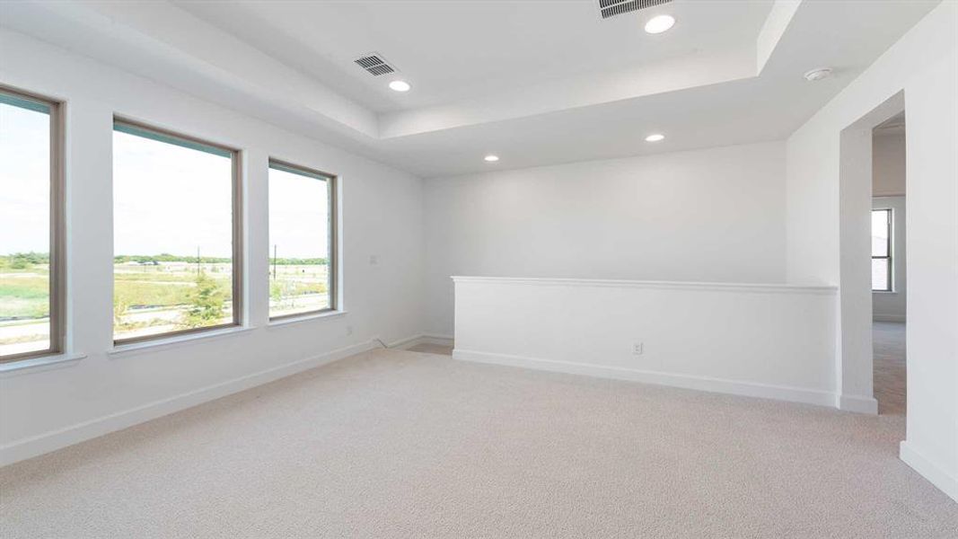 Spacious, unfurnished interior of a new home in Trinity Falls 45', McKinney (Image 16). Spacious, unfurnished interior of a new home in Trinity Falls 45', McKinney (Image 16).