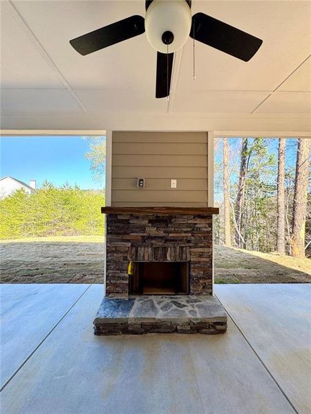 Exterior details and patio area of a home in , Lula (Image 2). Exterior details and patio area of a home in , Lula (Image 2).