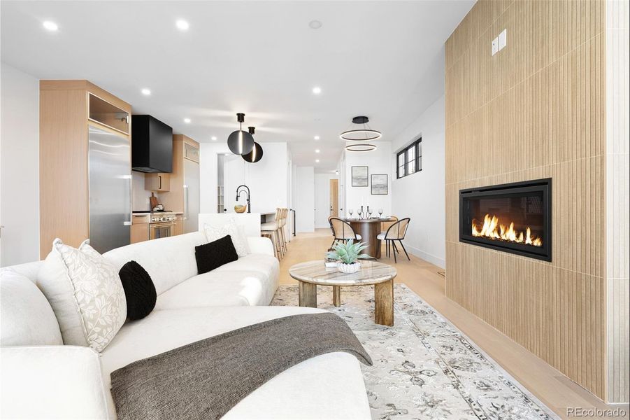 Furnished interior view inside a new home in , Denver (Image 10).