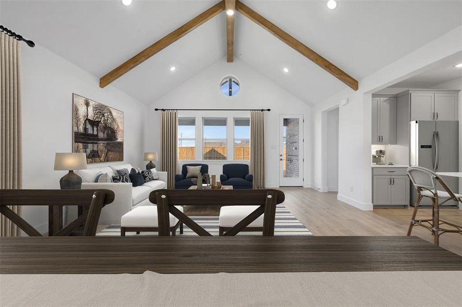 Furnished interior view inside a new home in Timberbrook, Justin (Image 21).