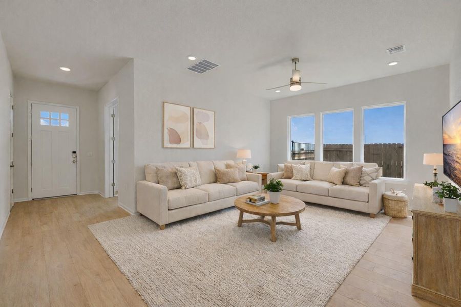 *Virtually Staged Family Room*