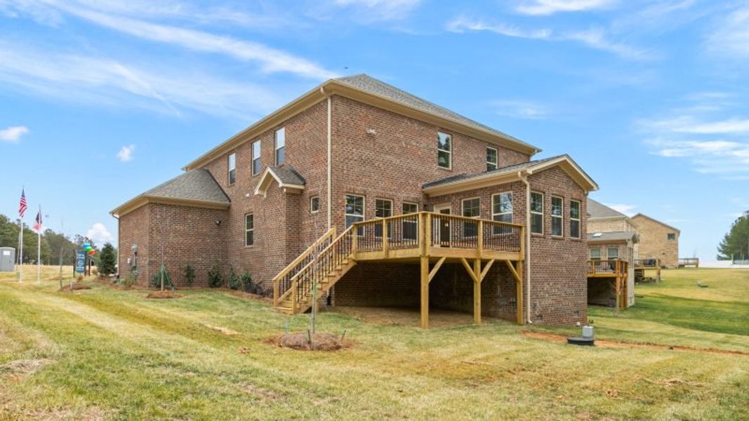 Exterior details and patio area of a home in Preserve at Carriage Cove, Oak Ridge (Image 30).