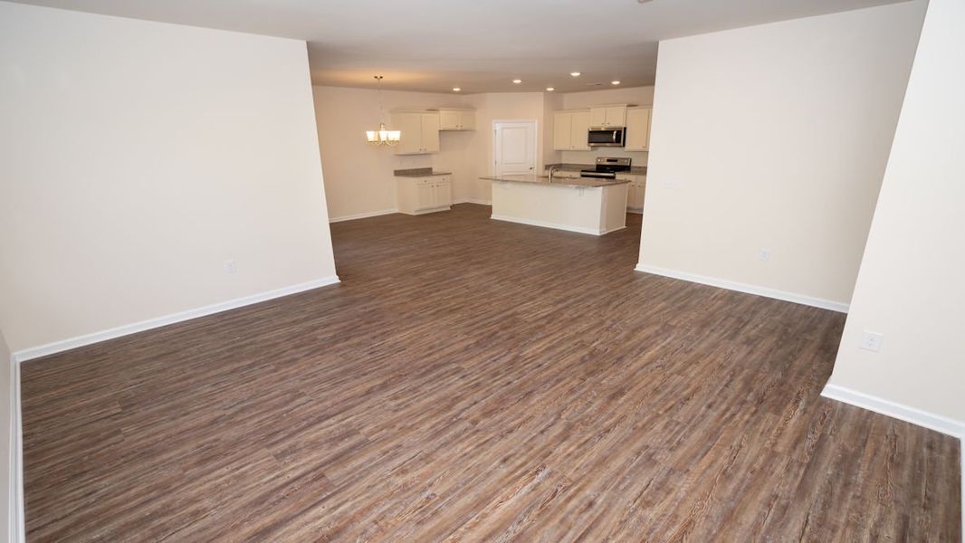 Representative unfurnished interior of a home built from the CALI by D.R. Horton in The Reserve at Wild Horse, Conway (Image 25).