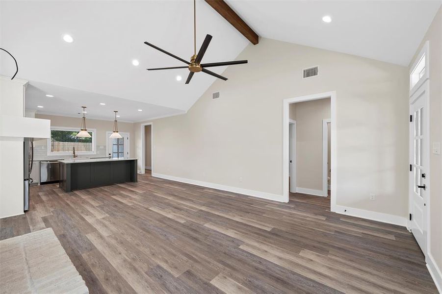 Furnished interior view inside a new home in , Waco (Image 8). Furnished interior view inside a new home in , Waco (Image 8).
