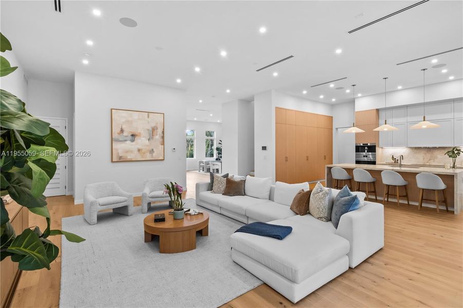 Furnished interior view inside a new home in , Miami (Image 7).