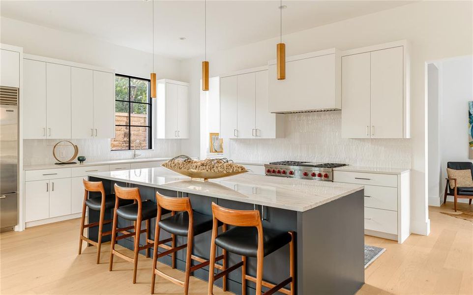 Furnished interior view inside a new home in , Dallas (Image 25).