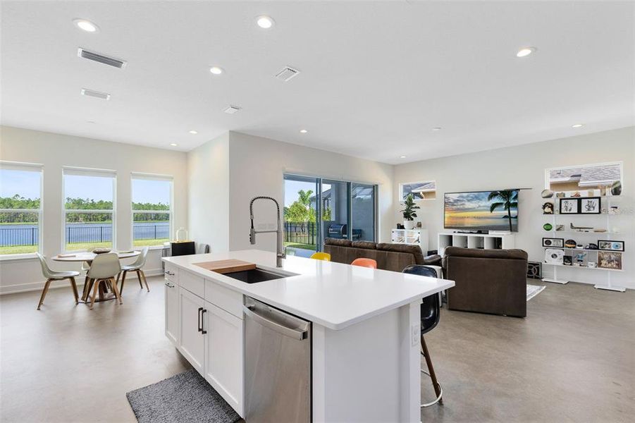 Furnished interior view inside a new home in , Daytona Beach (Image 19).