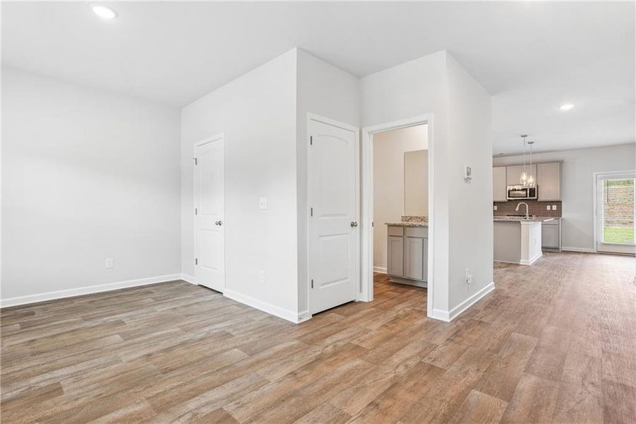 Spacious, unfurnished interior of a new home in Conner Springs, Social Circle (Image 14). Spacious, unfurnished interior of a new home in Conner Springs, Social Circle (Image 14).