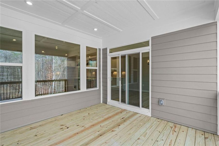 Exterior details and patio area of a home in The Reserve At Liberty Park, Braselton (Image 4).