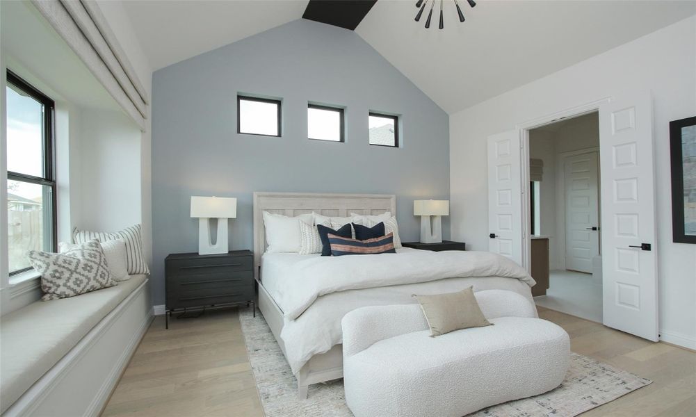 Furnished interior view inside a new home in Coastal Point, League City (Image 32).