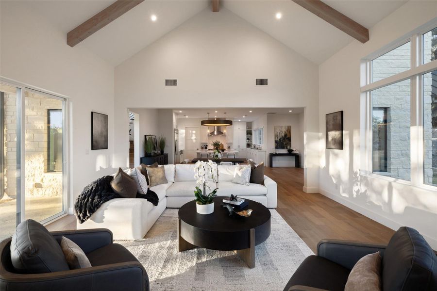 Furnished interior view inside a new home in , Dripping Springs (Image 5).