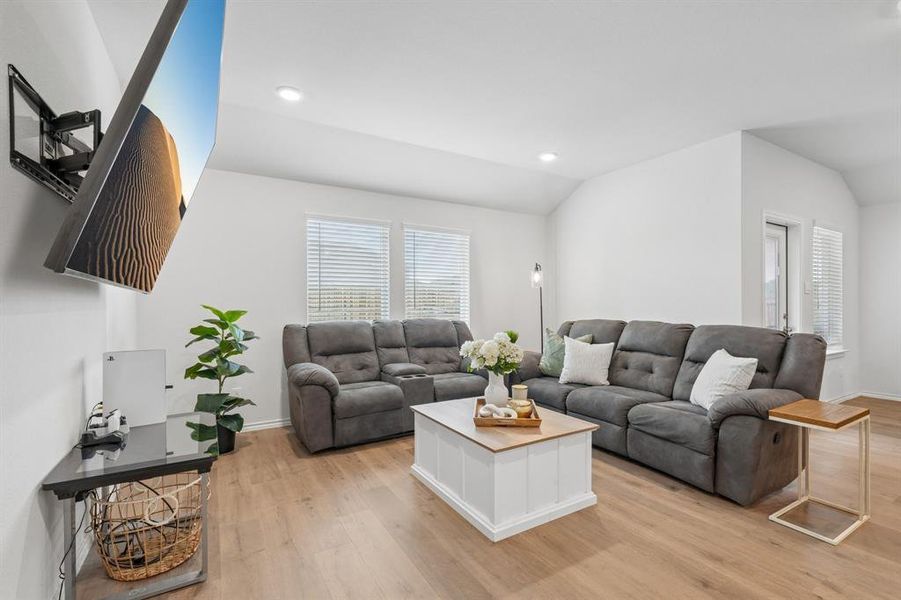 Furnished interior view inside a new home in Frontier Pointe, Princeton (Image 6).