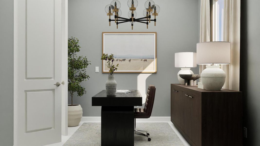 Furnished interior view inside a new home in Lotis Wellington: The Promenade Collection, Wellington (Image 3).