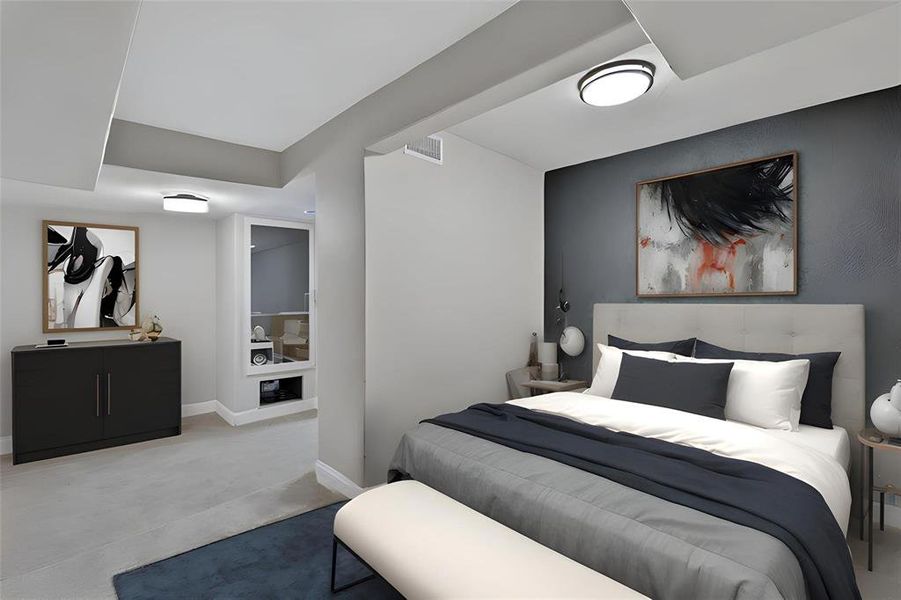 Furnished interior view inside a new home in , Dallas (Image 7). Furnished interior view inside a new home in , Dallas (Image 7).