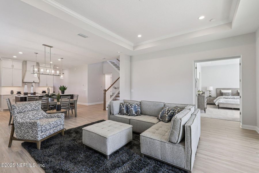 Furnished interior view inside a new home in Courtney Chase, St. Augustine (Image 16). Furnished interior view inside a new home in Courtney Chase, St. Augustine (Image 16).