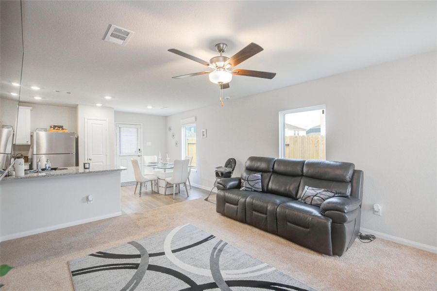 Furnished interior view inside a new home in Wayside Village, Houston (Image 5).