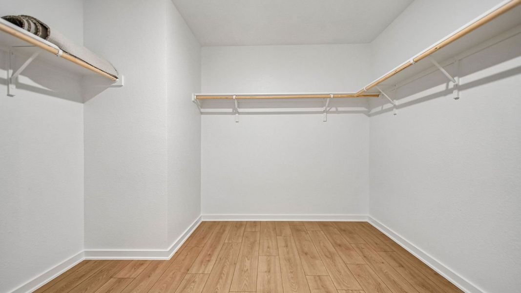 Spacious, unfurnished interior of a new home in Trails at Wildhorse, Austin (Image 31).