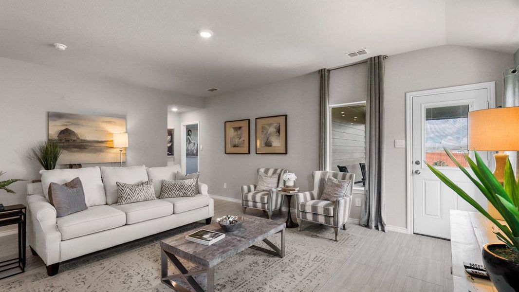 Furnished interior view inside a new home in Rosewood at Beltmill, Fort Worth (Image 19).