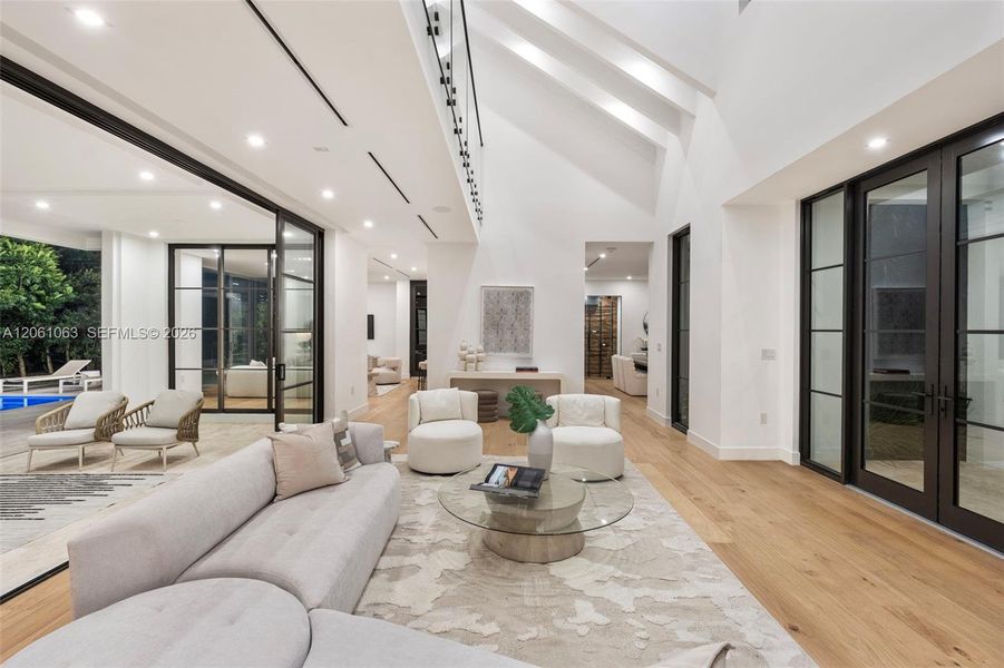 Furnished interior view inside a new home in , Coral Gables (Image 46).