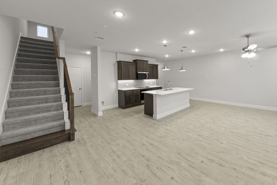 Front exterior of a new home in Sereno Oaks at Buckner Terrace, Dallas, TX, highlighting curb appeal (Image 10).