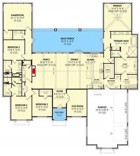 View of floor plan / room layout