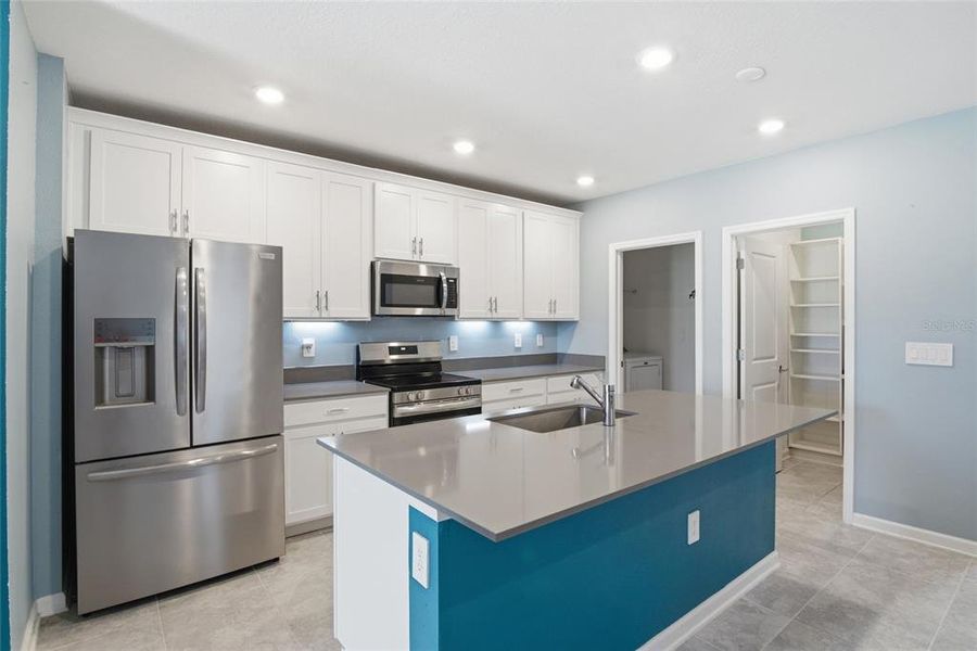 Furnished interior view inside a new home in Wellness Ridge, Clermont (Image 13).