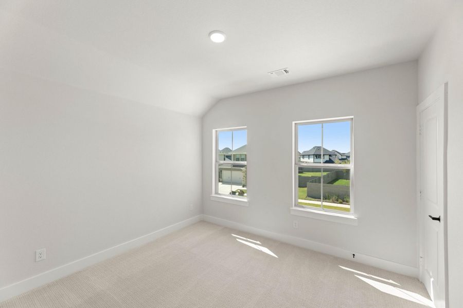 Spacious, unfurnished interior of a new home in Cottage Collection at Harvest, Argyle (Image 22). Spacious, unfurnished interior of a new home in Cottage Collection at Harvest, Argyle (Image 22).