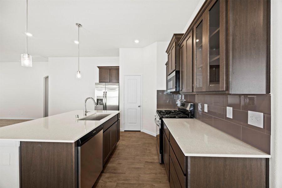 Furnished interior view inside a new home in Enclave at Dobbin, Magnolia (Image 6). Furnished interior view inside a new home in Enclave at Dobbin, Magnolia (Image 6).