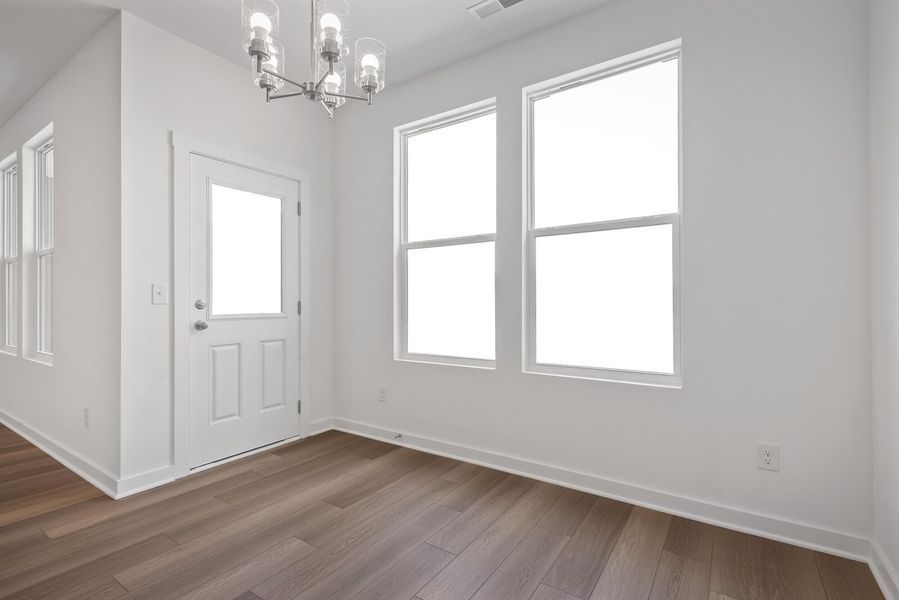 Representative unfurnished interior of a home built from the The Asheville C by Davidson Homes LLC in Calista Farms, White House (Image 24).