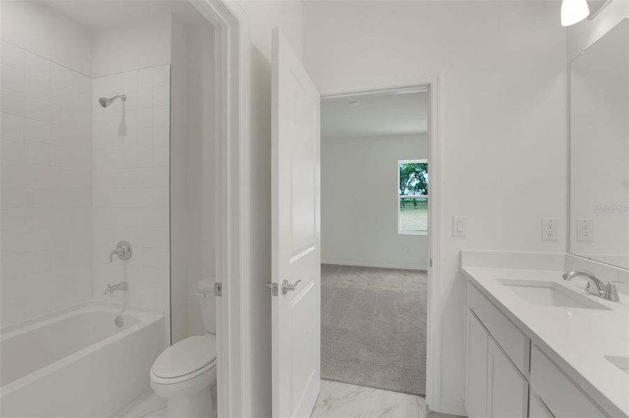 Furnished interior view inside a new home in Tuscan Hills, Dade City (Image 15).