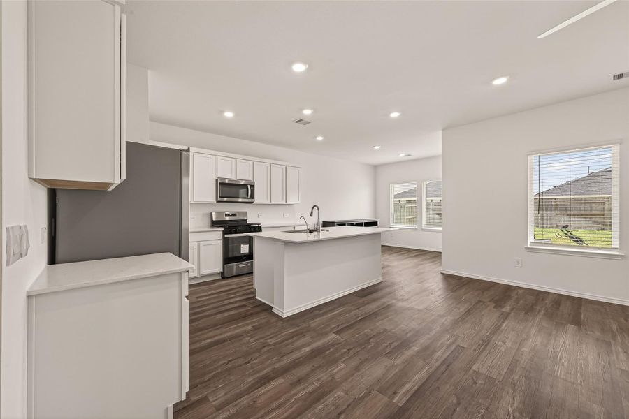 Furnished interior view inside a new home in , Katy (Image 33).