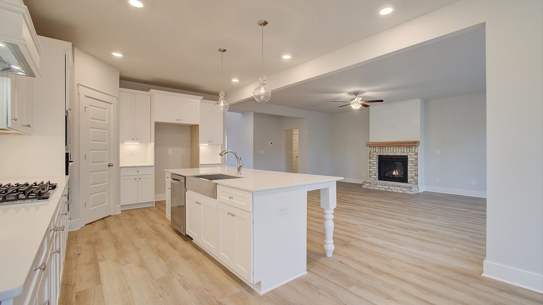 Representative furnished interior of a home built from the Lauren II by DRB Homes in Saddleridge, Senoia (Image 13). Representative furnished interior of a home built from the Lauren II by DRB Homes in Saddleridge, Senoia (Image 13).