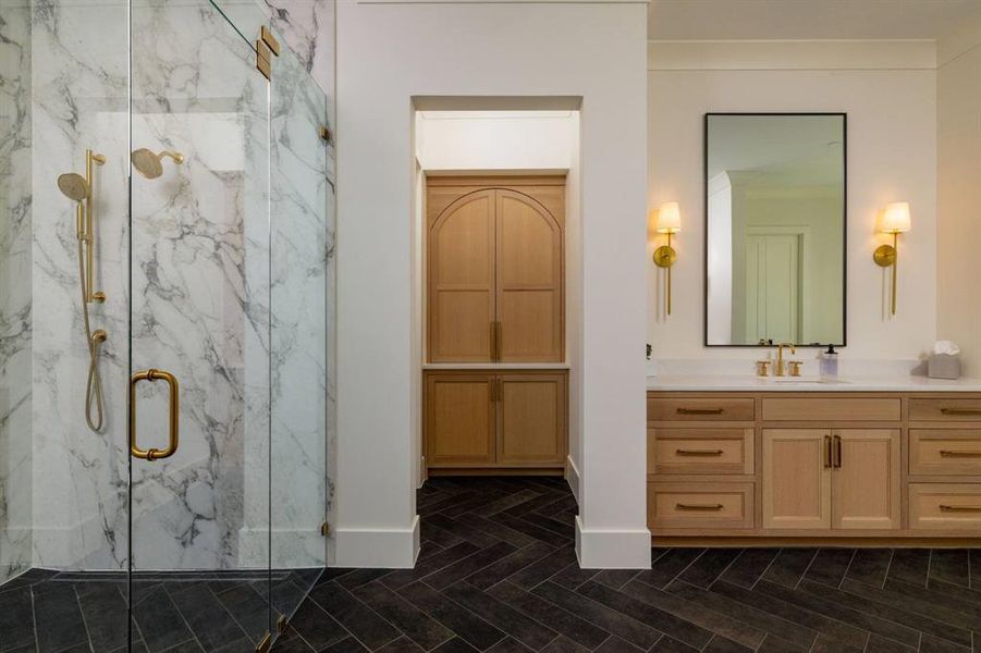 This en-suite is a work of art!