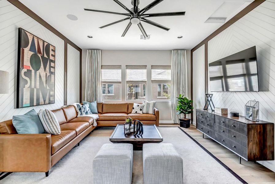 Furnished interior view inside a new home in Summit at The Dells, Prescott (Image 17).