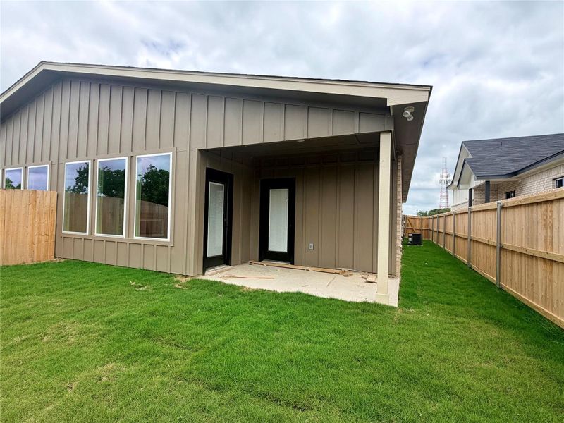 Exterior details and patio area of a home in , Killeen (Image 4). Exterior details and patio area of a home in , Killeen (Image 4).