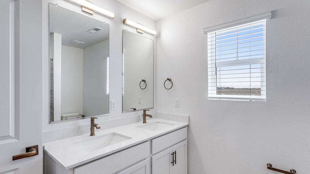 Furnished interior view inside a new home in Horizon Uptown, Aurora (Image 8). Furnished interior view inside a new home in Horizon Uptown, Aurora (Image 8).