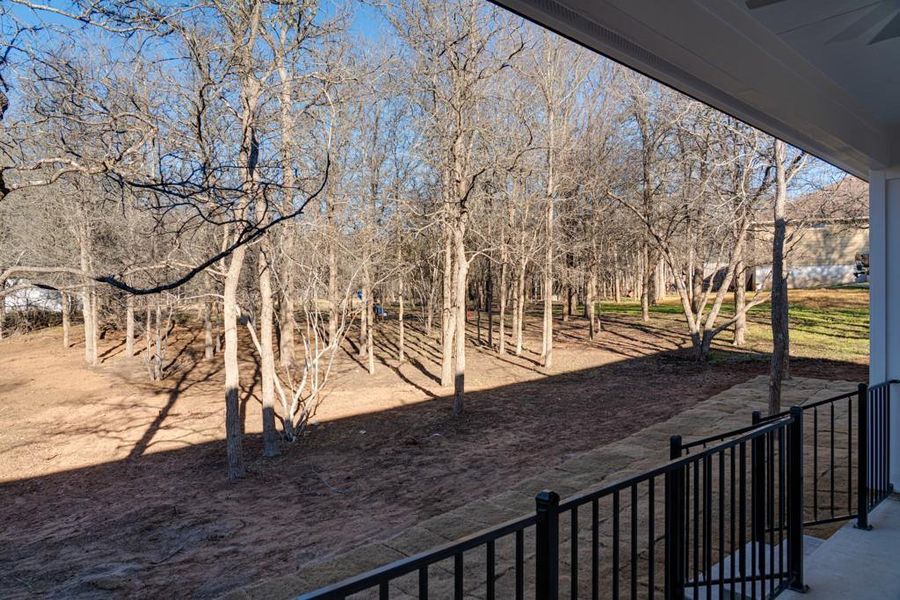 Exterior details and patio area of a home in , Bastrop (Image 23).