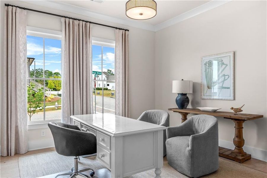 Furnished interior view inside a new home in Crossroads, Milton (Image 19).