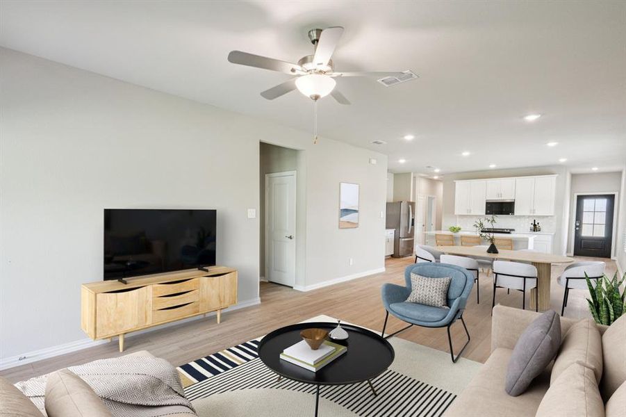 Photo is not of the actual home, but is an inspirational photo of builder’s model home and may depict options, furnishings, and/or decorator features that are not included.