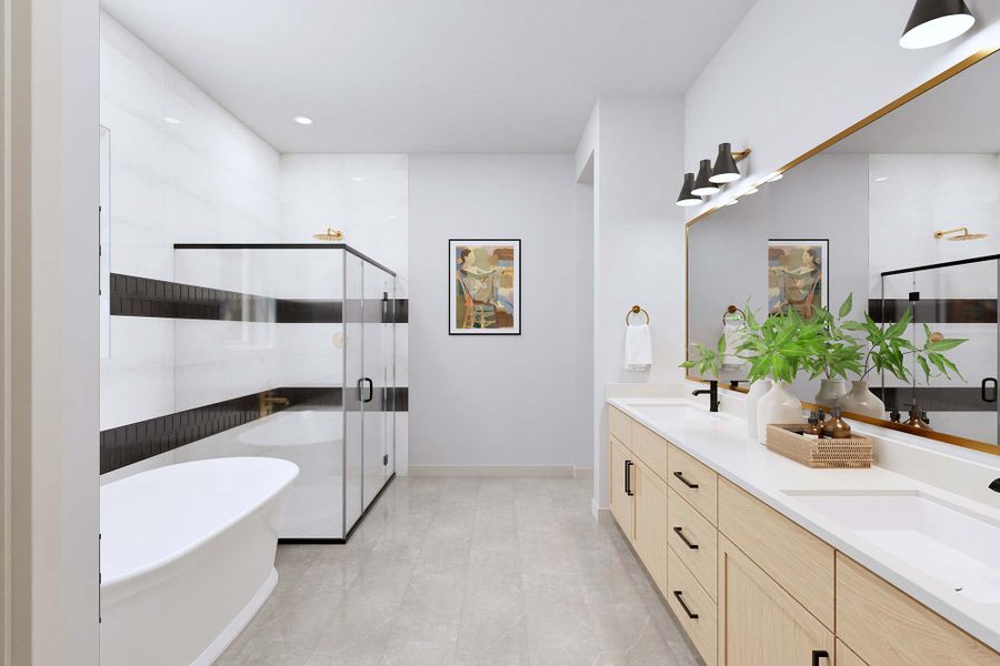 The Copperglen - Owner's Bath