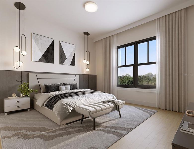 Furnished interior view inside a new home in , Oakland (Image 4).
