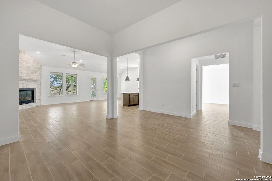 Spacious, unfurnished interior of a new home in Everly Estates, San Antonio (Image 35). Spacious, unfurnished interior of a new home in Everly Estates, San Antonio (Image 35).