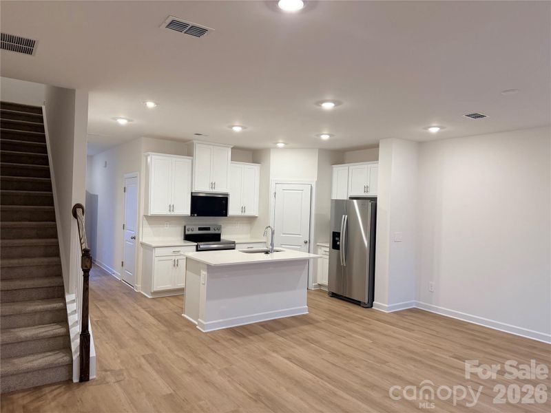 Furnished interior view inside a new home in Galloway Ridge, Charlotte (Image 10).