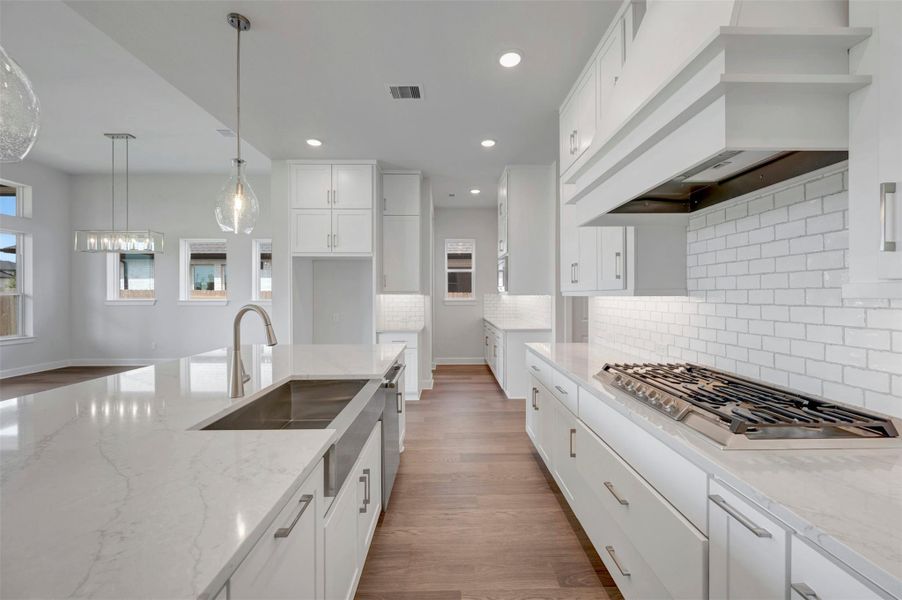 Furnished interior view inside a new home in Jordan Ranch - Premier Collection, Fulshear (Image 4).