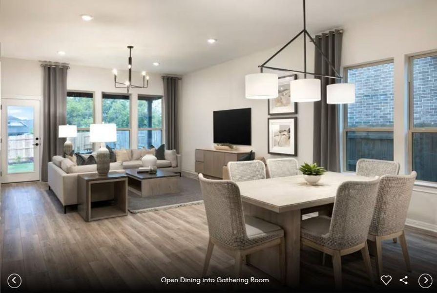 Interior photos- Photo of Pulte model home with same floor plan, not of actual home listed.