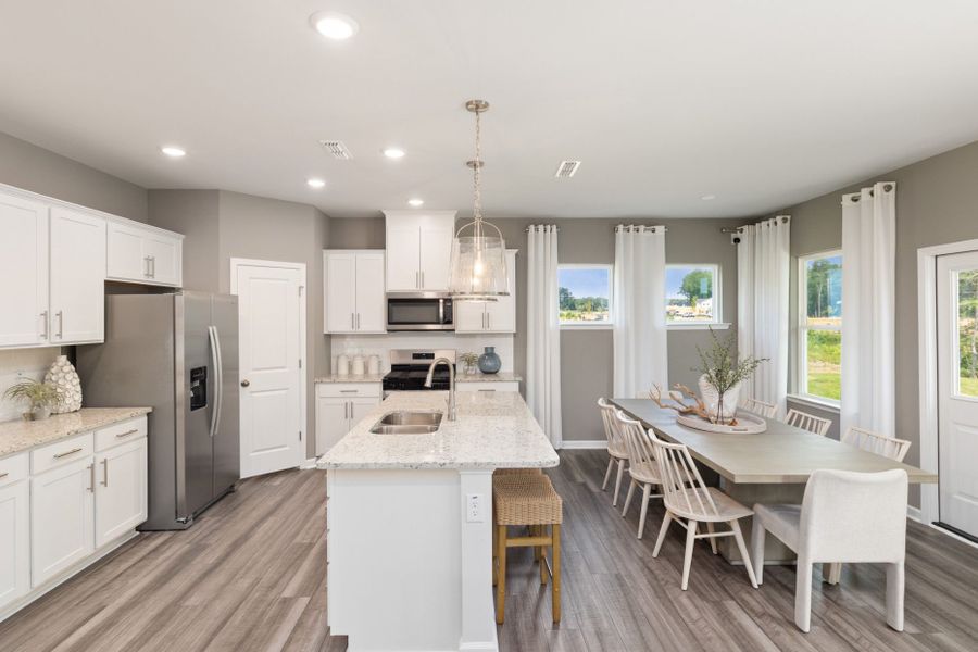 Representative furnished interior of a home built from the Murray by Pulte Homes in Cambria, Garner (Image 12). Representative furnished interior of a home built from the Murray by Pulte Homes in Cambria, Garner (Image 12).