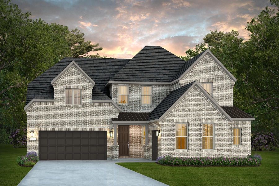 Representative exterior photo of a completed home built from the Gillett by Pulte Homes in Davis Ranch, San Antonio, TX (Image 2). Representative exterior photo of a completed home built from the Gillett by Pulte Homes in Davis Ranch, San Antonio, TX (Image 2).