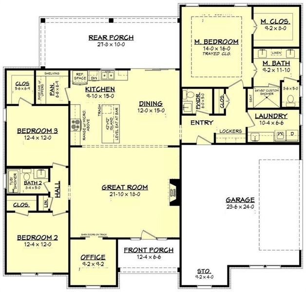 2D floor plan layout of this home in Parallel Pastures, Poolville, TX (Image 4). 2D floor plan layout of this home in Parallel Pastures, Poolville, TX (Image 4).