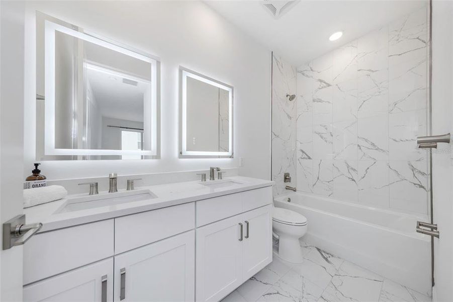 Furnished interior view inside a new home in Castille Urbana, St. Petersburg (Image 12).